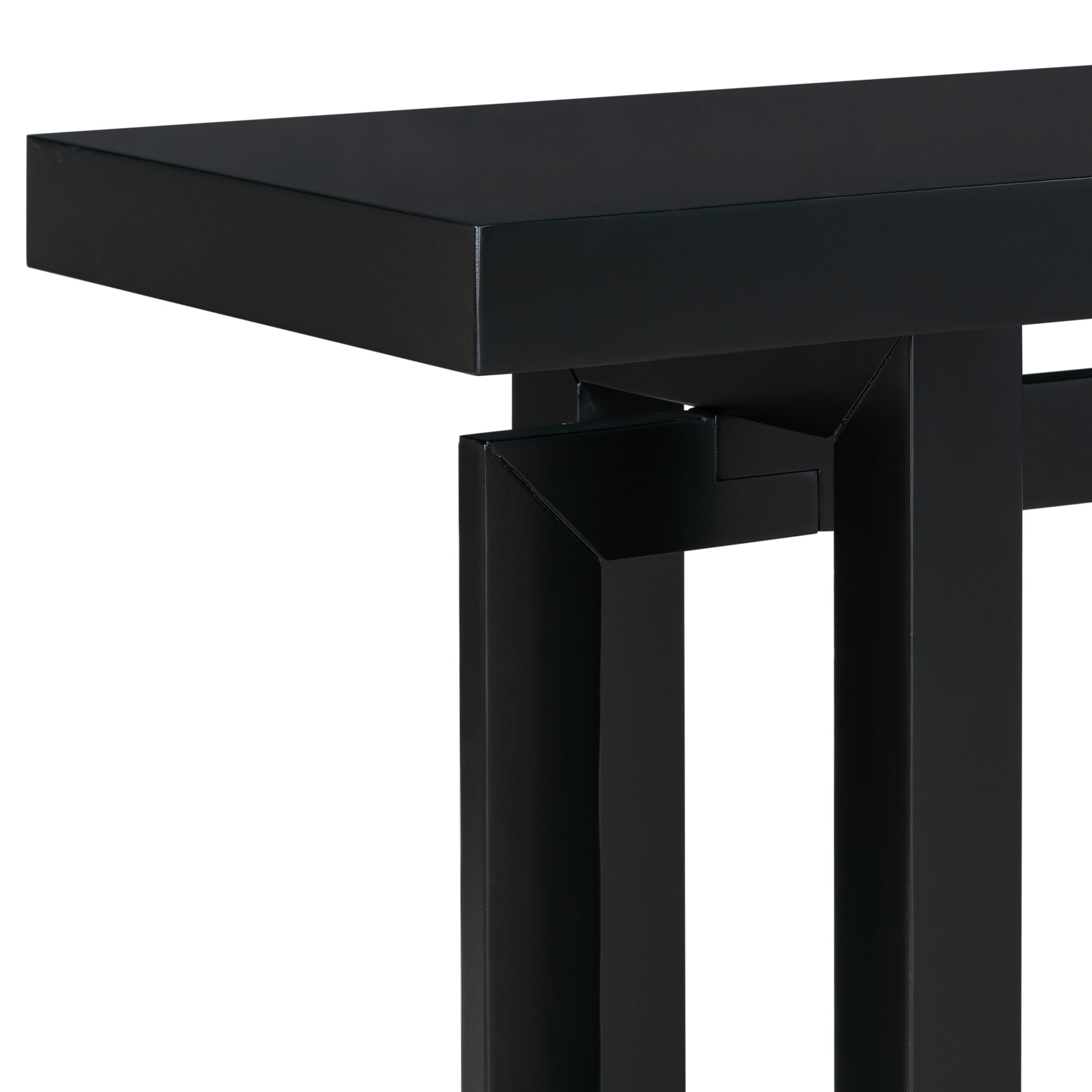 U_STYLE 59.1'' Painted Entryway Table