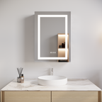26x20 Inch Bathroom Medicine Cabinet with LED Mirror
