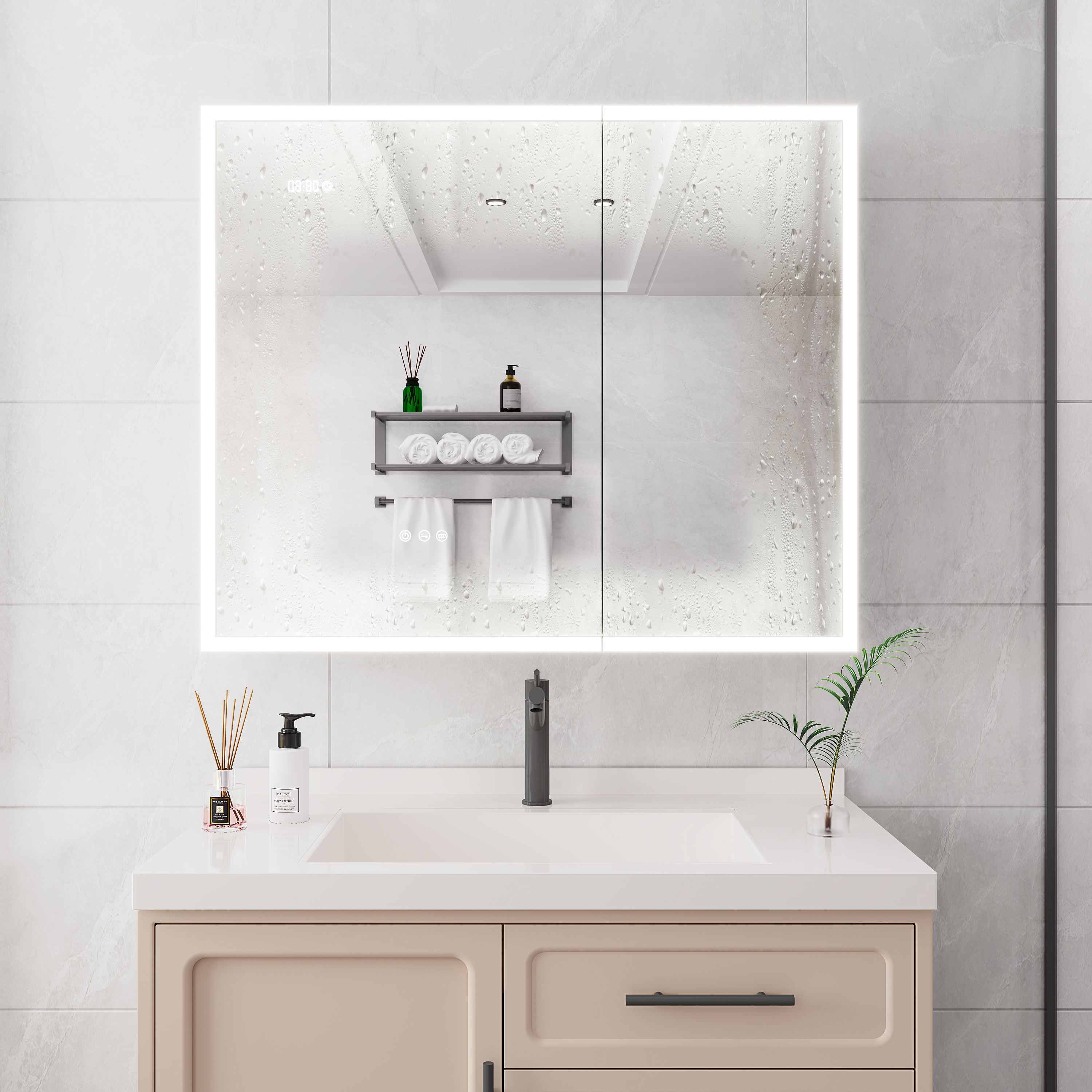 LED Bathroom Medicine Cabinet with Mirror