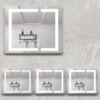 36x30 Inch Medicine Cabinet with LED Vanity Mirror