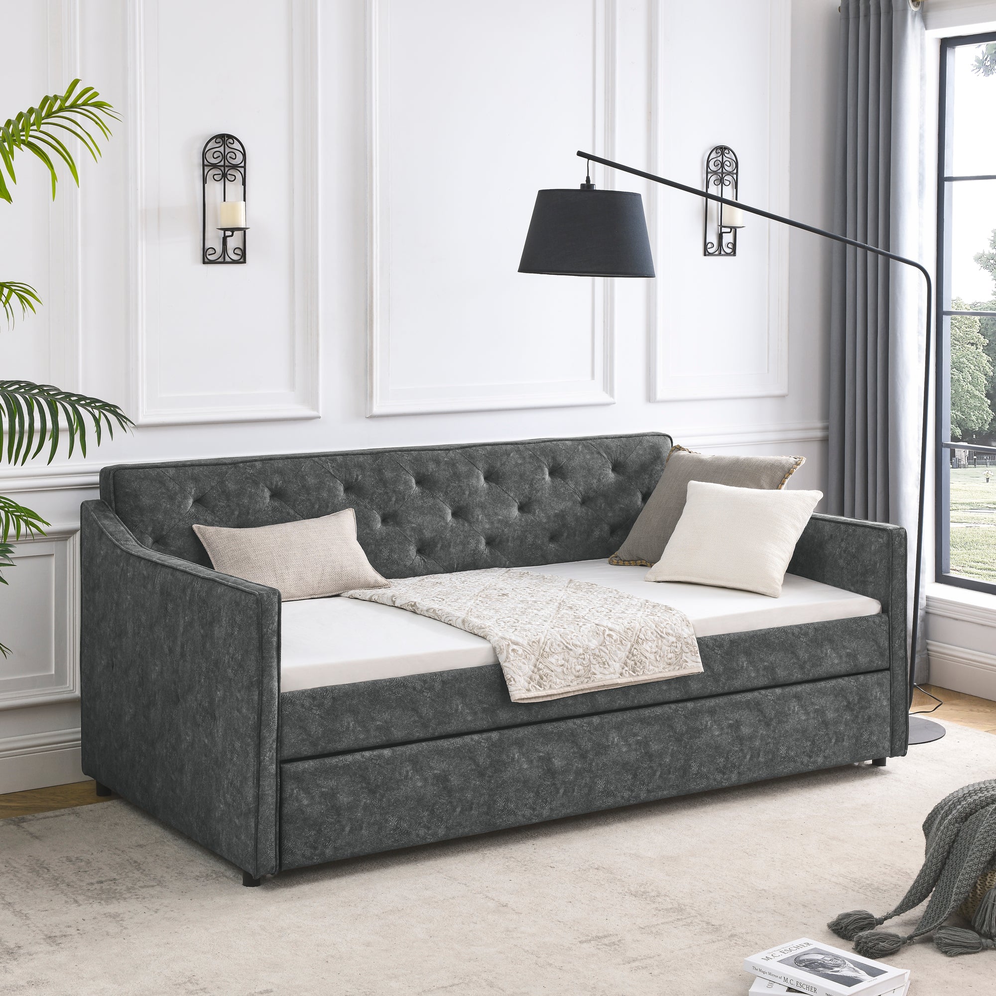 Twin Size Daybed with Twin Size Trundle