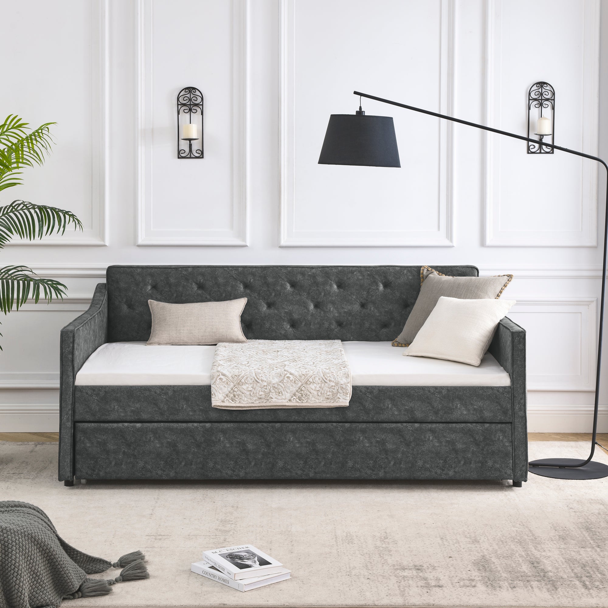 Twin Size Daybed with Twin Size Trundle