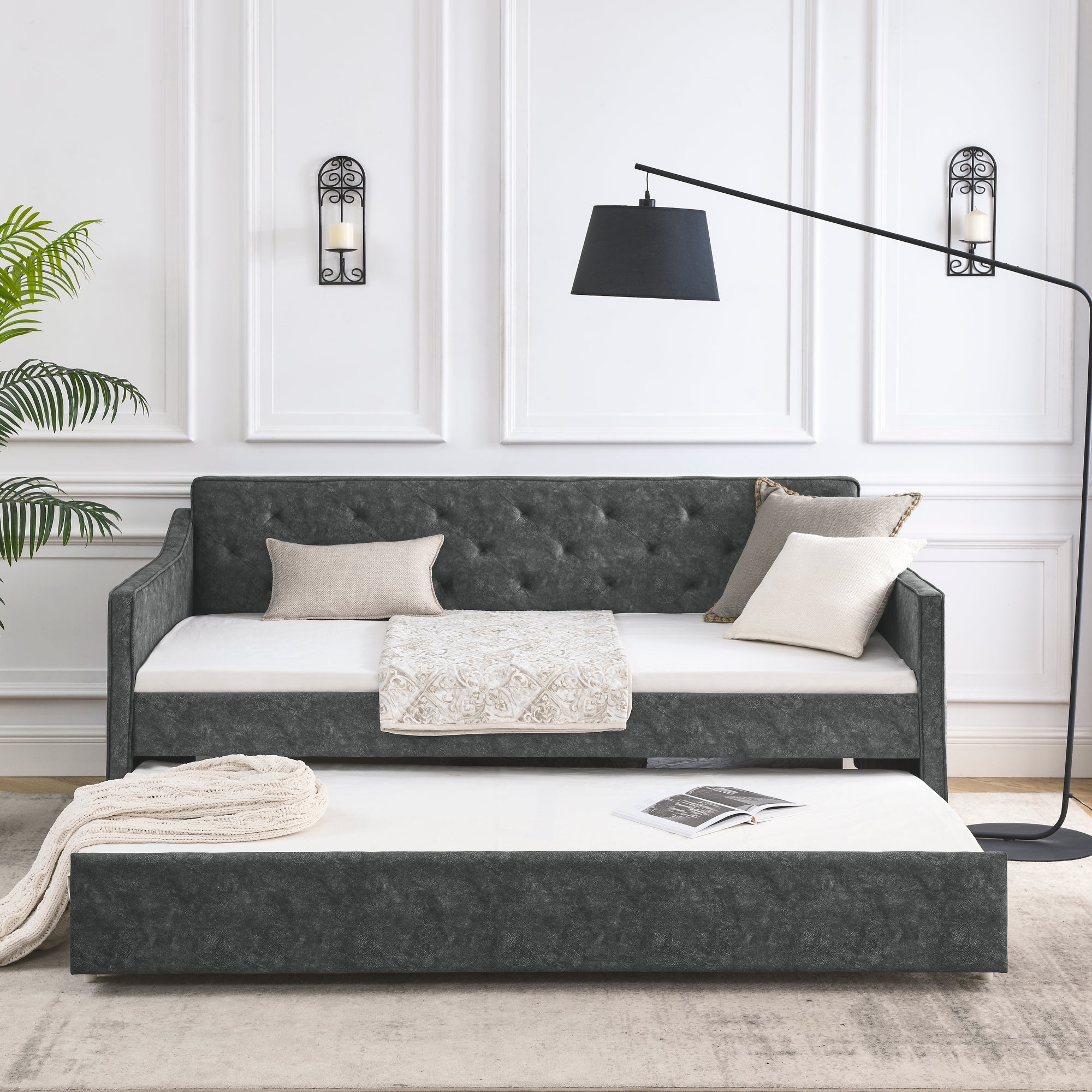 Twin Size Daybed with Twin Size Trundle