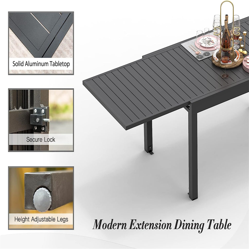 Patio Dining Expandable Table