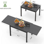 Patio Dining Expandable Table