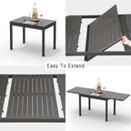 Patio Dining Expandable Table