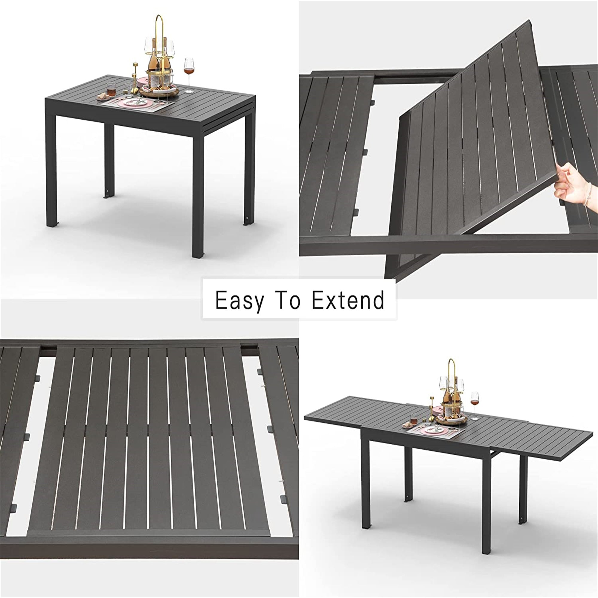 Patio Dining Expandable Table