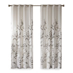 Burnout Printed Curtain Panel