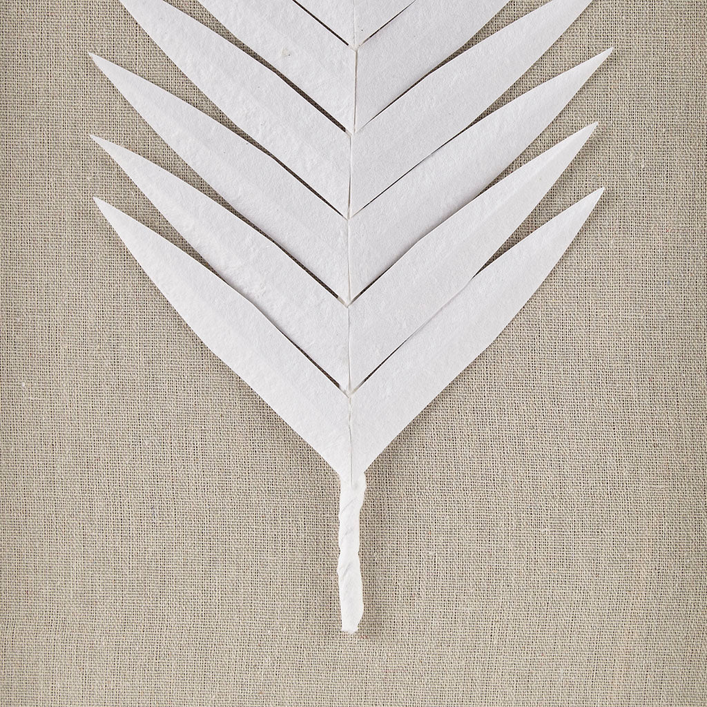 Framed Rice Paper Palm Leaves 3-Piece Shadowbox Wall Decor Set