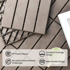Patio Interlocking Deck Tiles