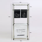 Laundry Hamper 3 Tier Laundry Sorter