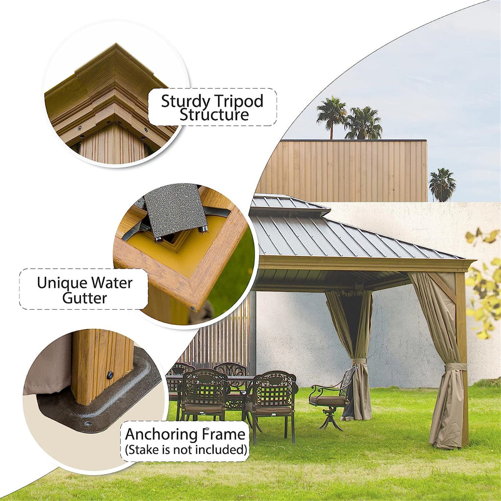 12'x14' Hardtop Gazebo