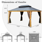 12'x14' Hardtop Gazebo