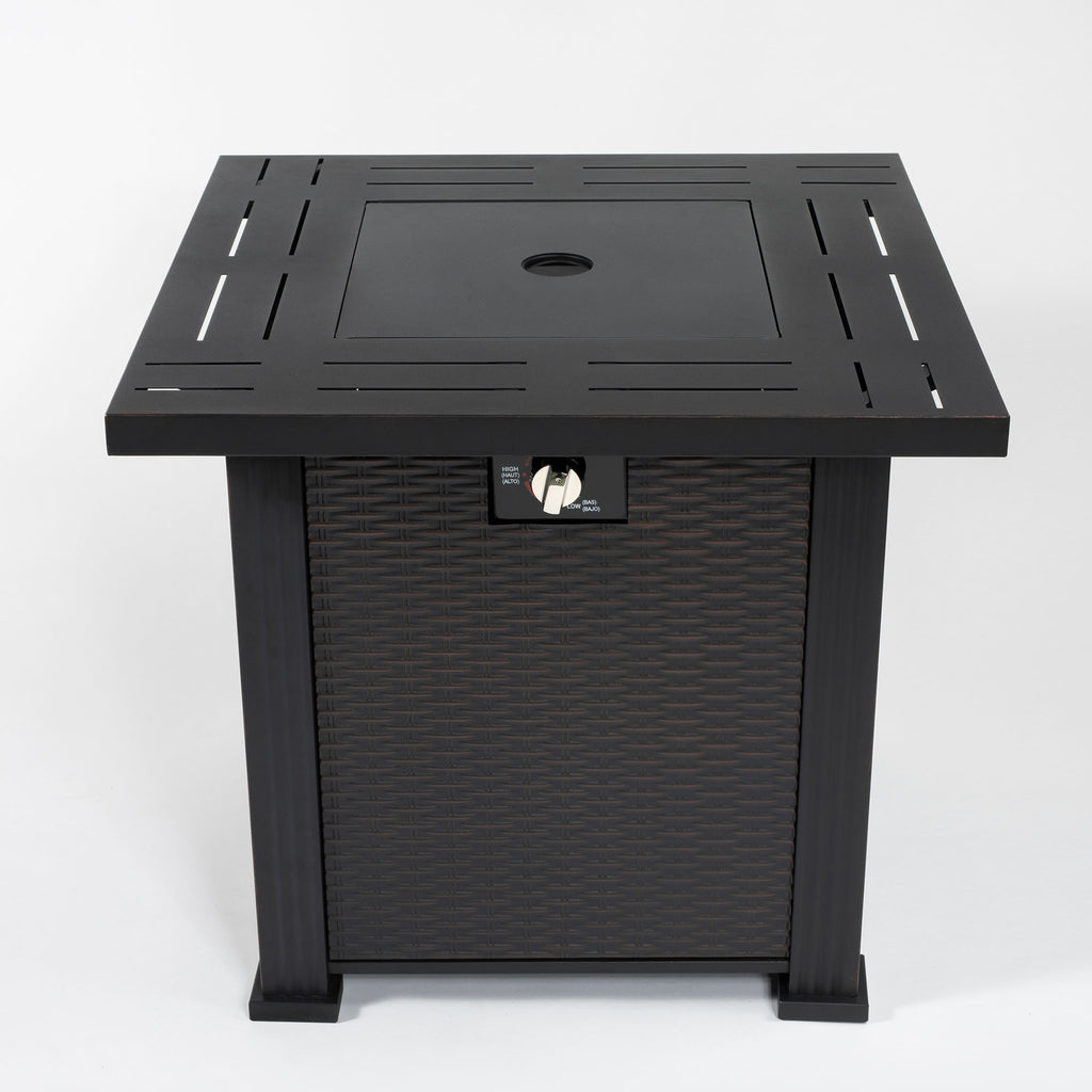28" Propane Gas Fire Pit Table