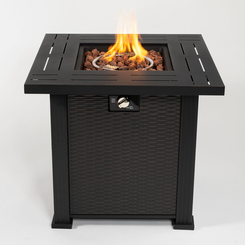 28" Propane Gas Fire Pit Table