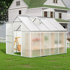 8' x 6' Walk-in Polycarbonate Greenhouse