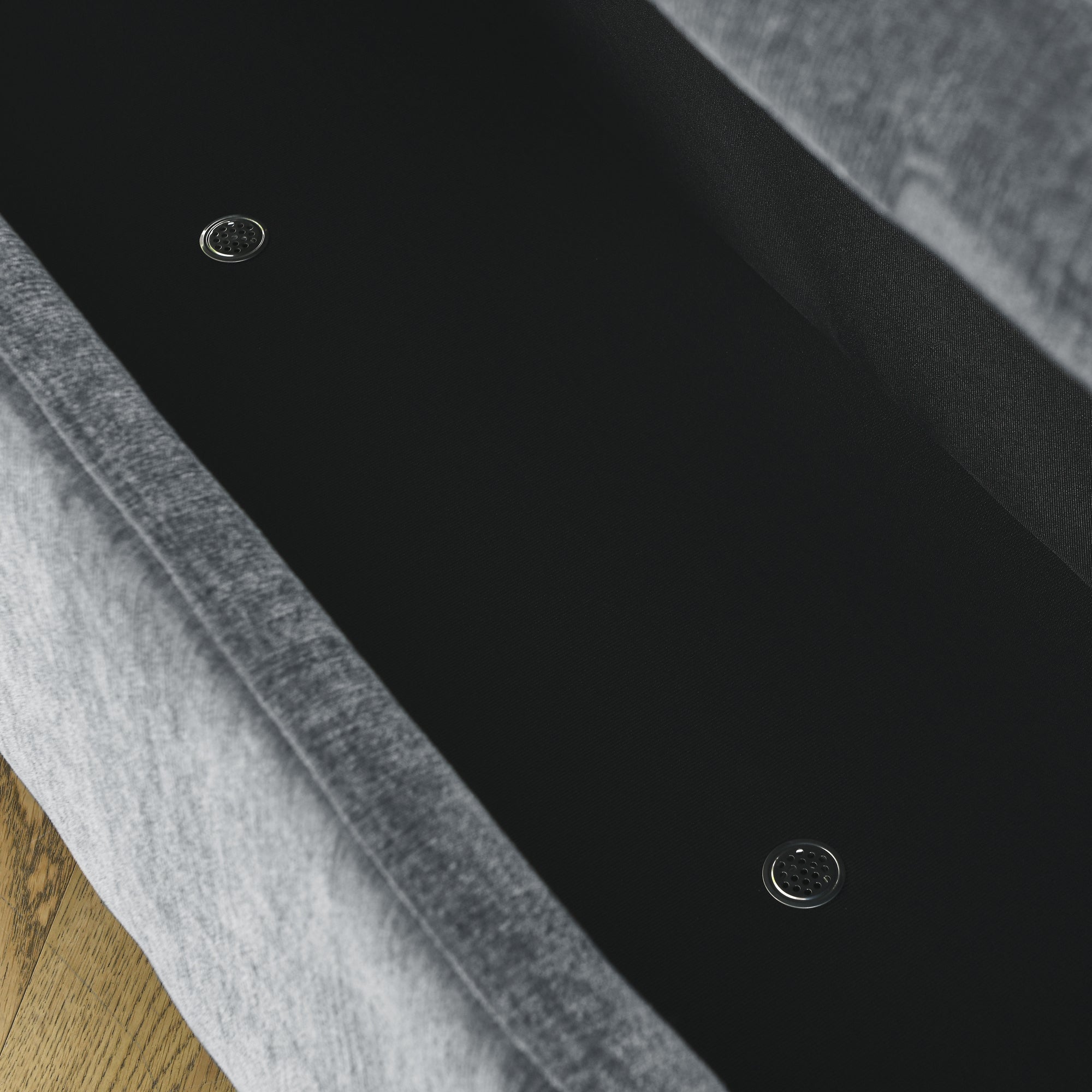 Chenille Upholstered Bench with Storage