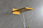 Waterfall Rainfall Shower System with Handheld Shower