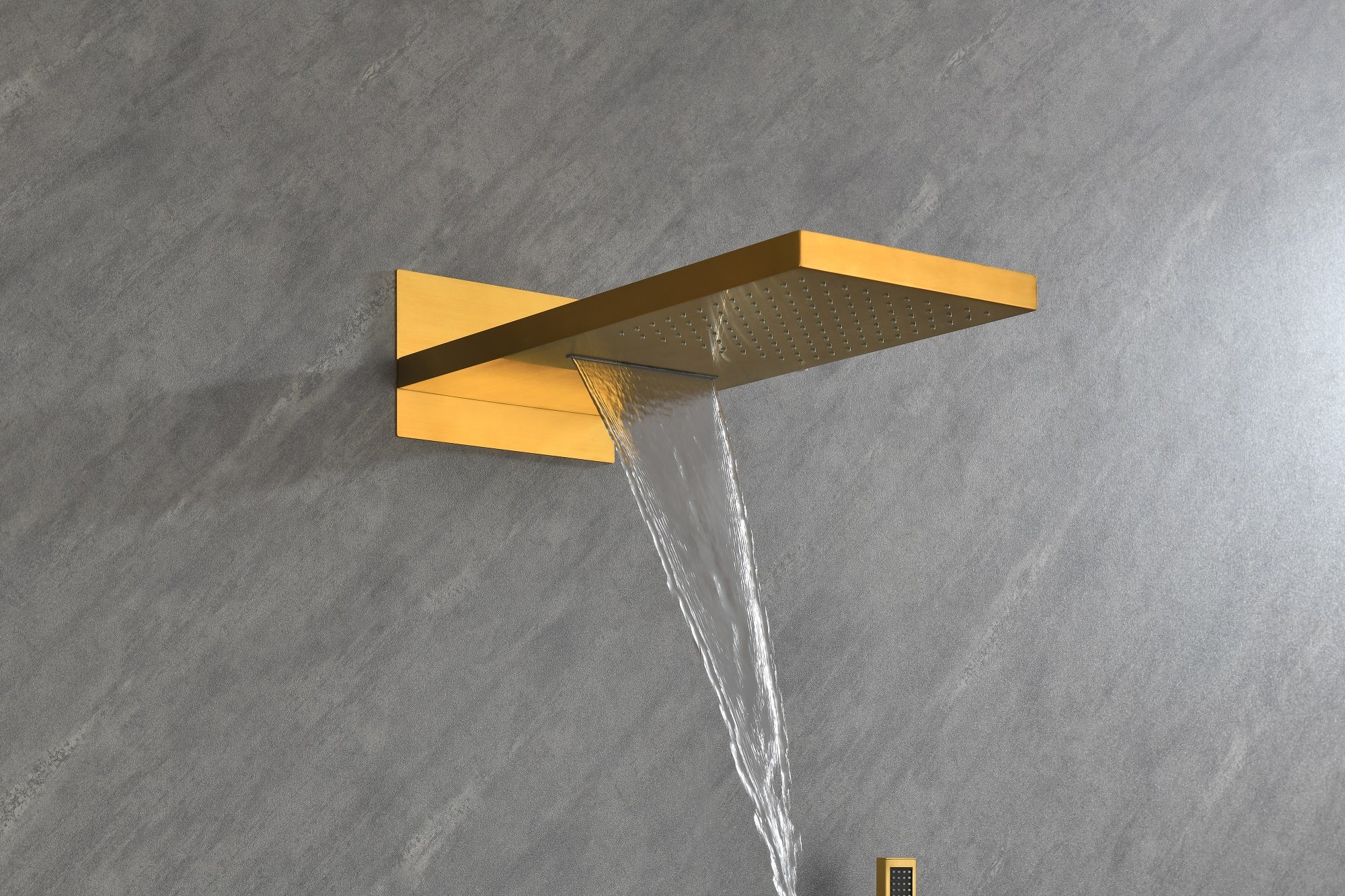 Waterfall Rainfall Shower System with Handheld Shower