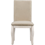 TREXM Set of 2 Dining Chairs with Upholstered Fabric