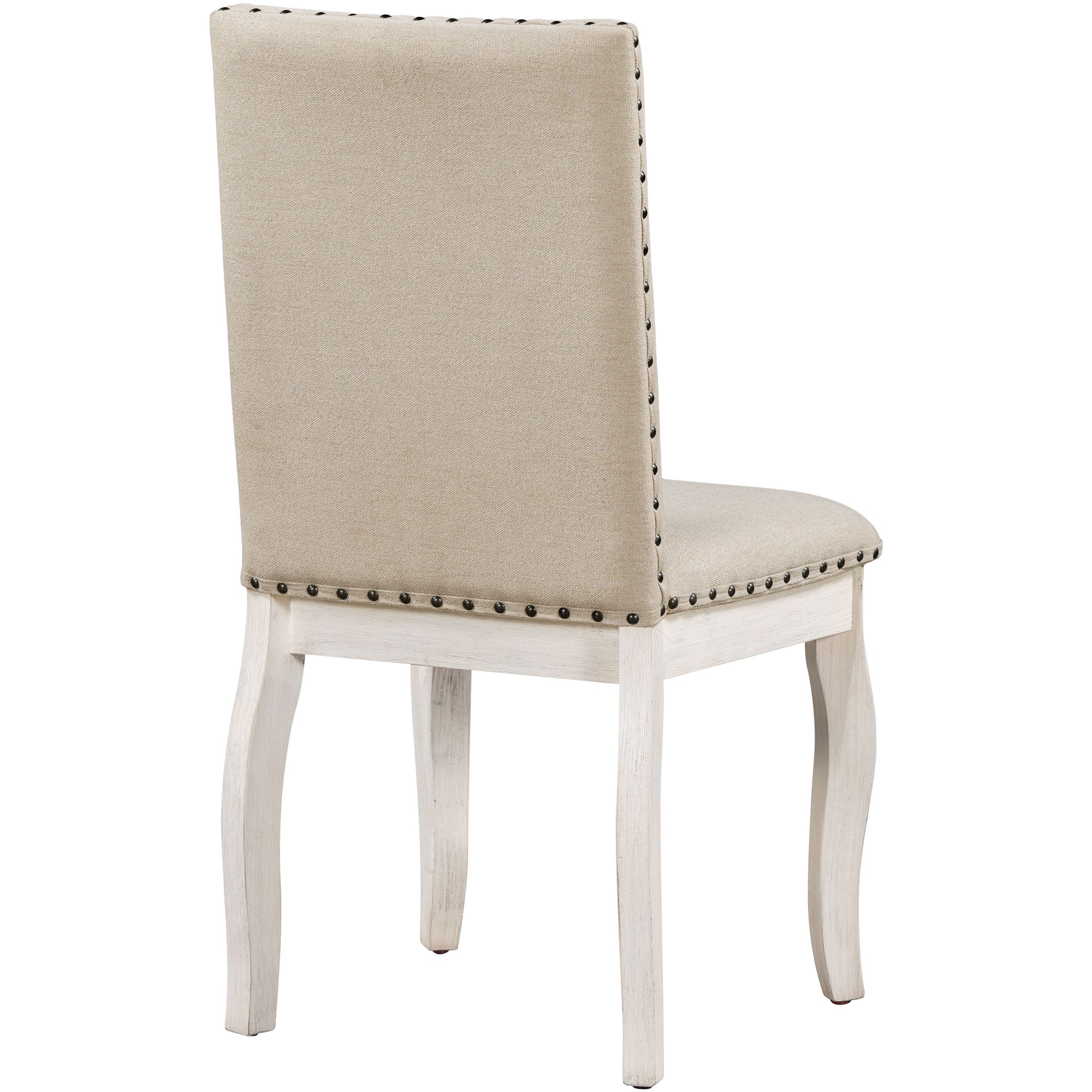 TREXM Set of 2 Dining Chairs with Upholstered Fabric