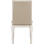 TREXM Set of 2 Dining Chairs with Upholstered Fabric