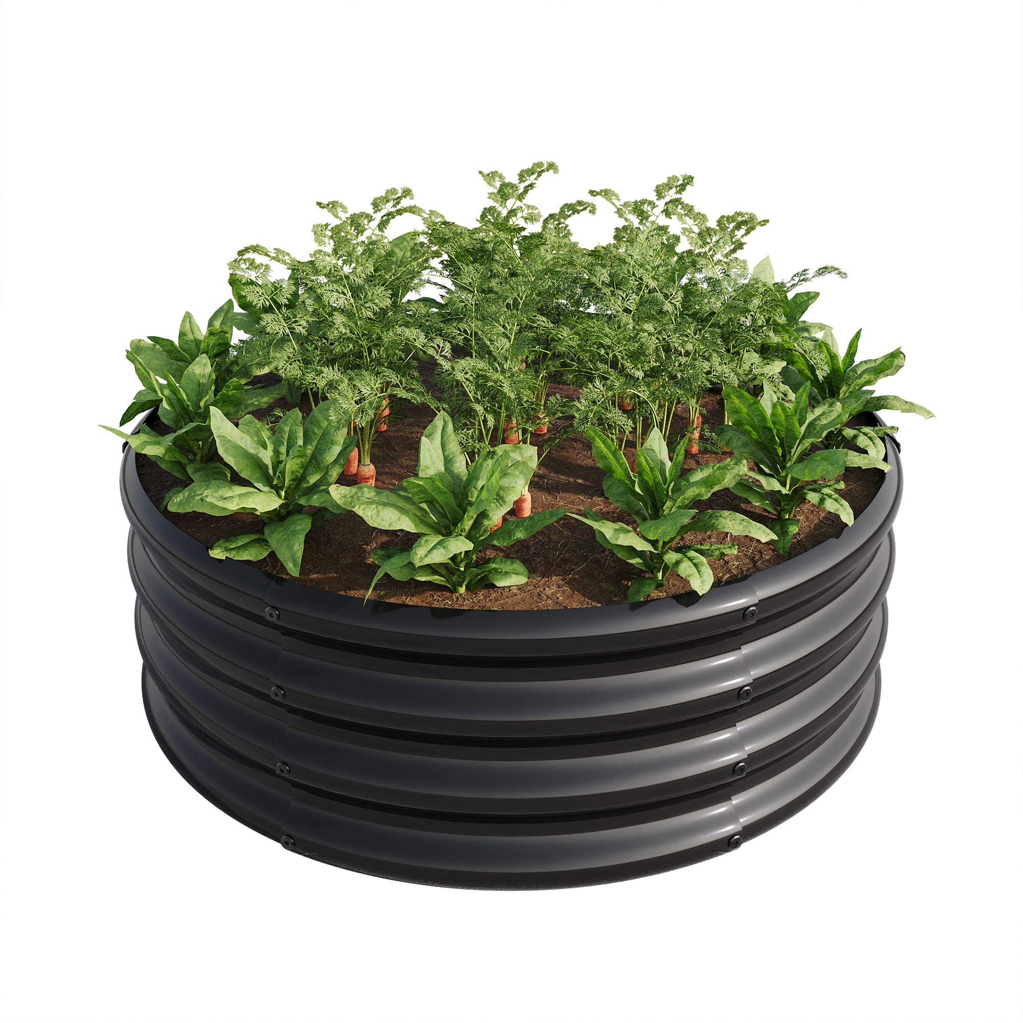 32.08" Tall Round Raised Garden Bed