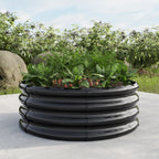 32.08" Tall Round Raised Garden Bed