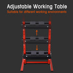 Hydraulic Shop Press - 12-Ton Capacity & Adjustable Height