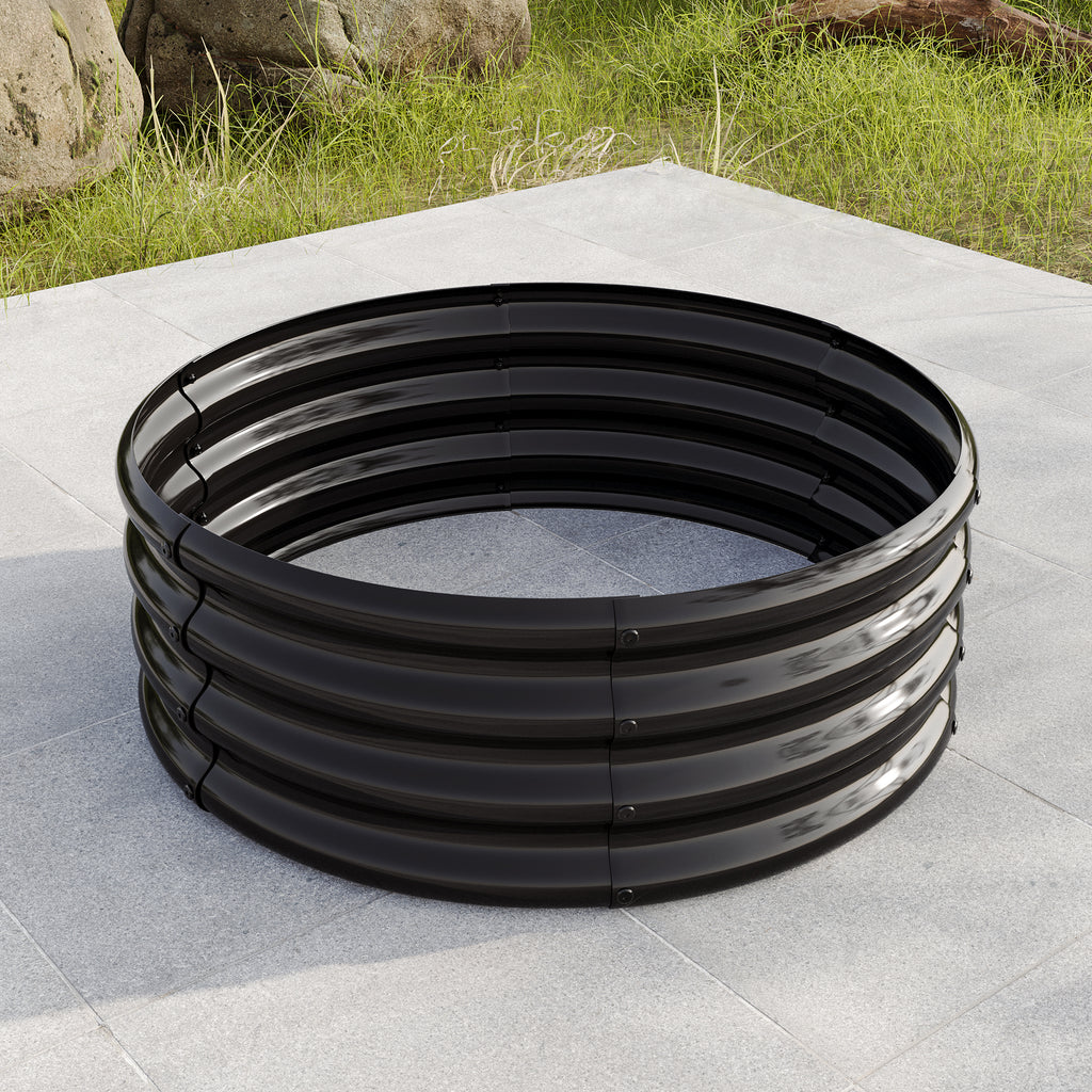 32.08" Tall Round Raised Garden Bed