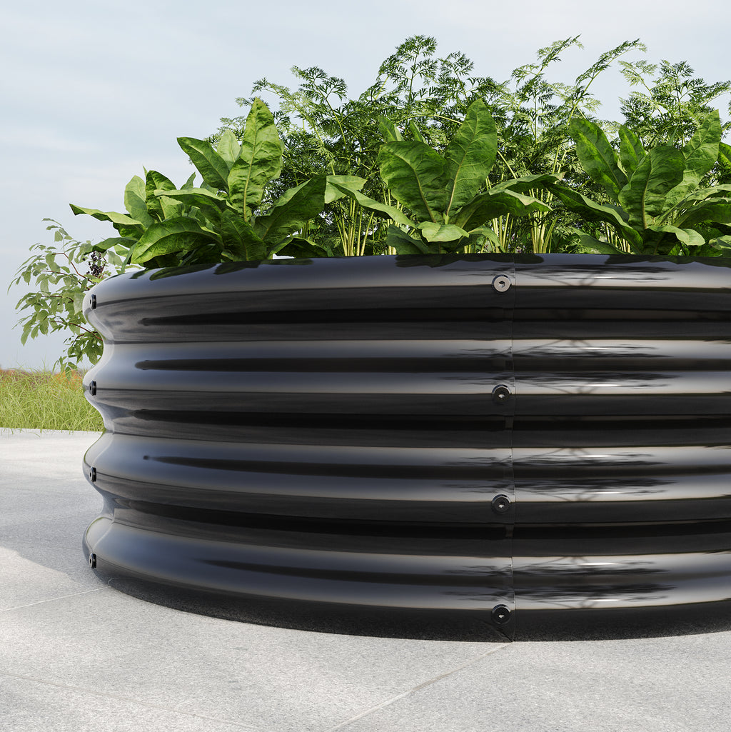 32.08" Tall Round Raised Garden Bed