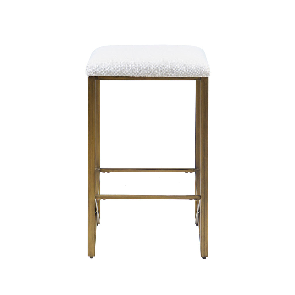 Backless Upholstered Counter Stool 26"H