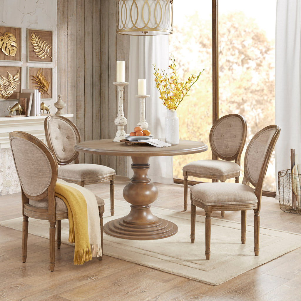 46" Round Pedestal Dining Table - Reclaimed