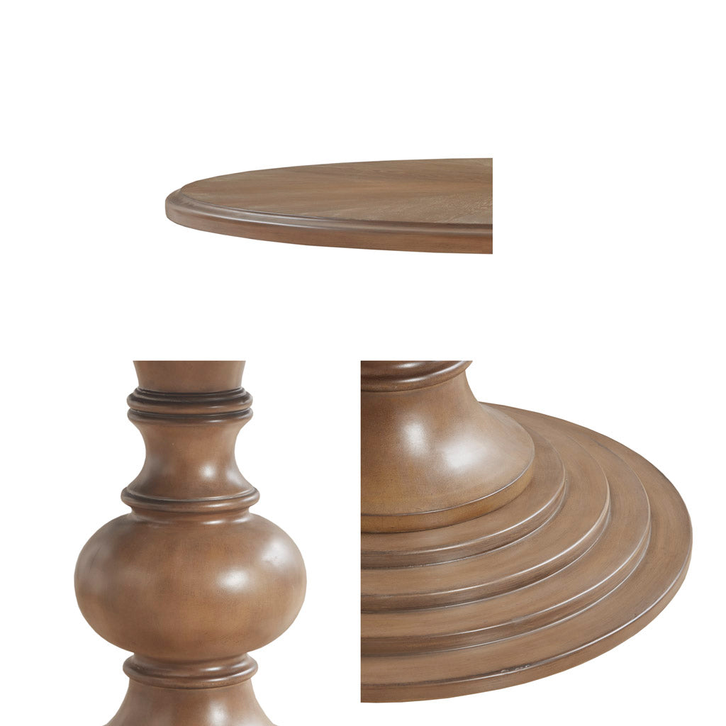 46" Round Pedestal Dining Table - Reclaimed