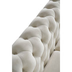 Chesterfield Velvet Sofa 84.65 Inch for Living Room