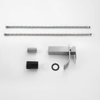 Waterfall Spout Bathroom Faucet - Single Handle Bathroom Vanity Sink Faucet