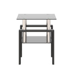 1-Piece Modern Tempered Glass Coffee Table