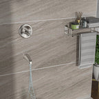 10" Round Rain Shower Head System with Waterfall Tub Spout