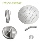 10" Round Rain Shower Head System with Waterfall Tub Spout