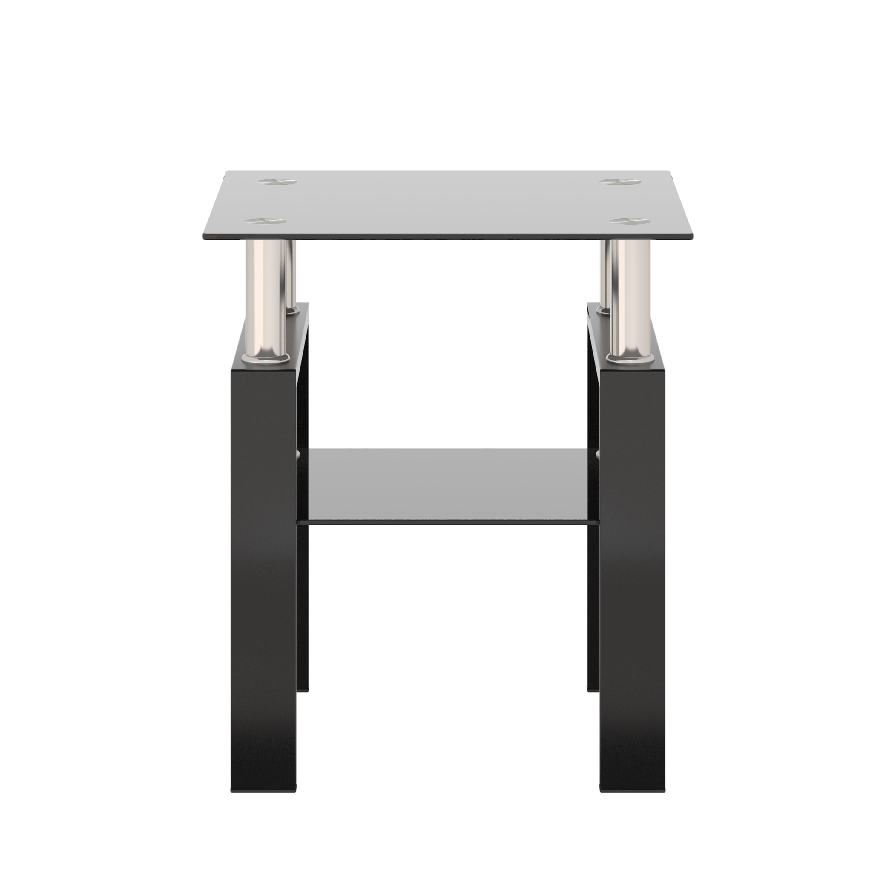 1-Piece Modern Tempered Glass Coffee Table
