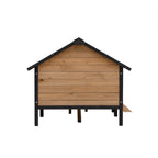 Outdoor Large Wooden Cabin House Style Wooden Dog Kennel with Porch