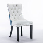 Nikki Collection Modern Upholstered Dining Chair Set
