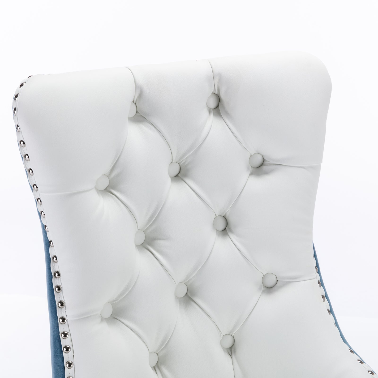 Nikki Collection Modern Upholstered Dining Chair Set