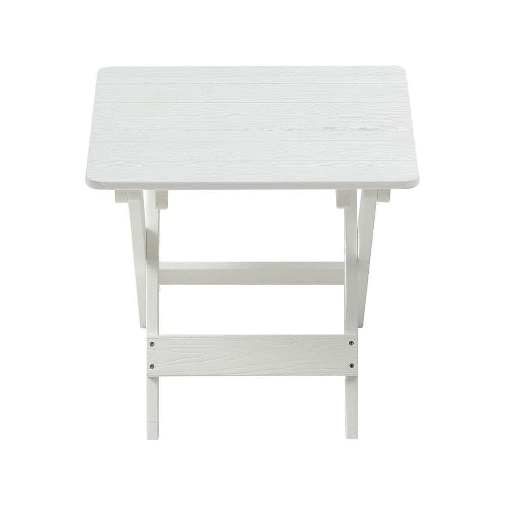 HIPS Foldable Small Table and Chair Set with 2 Chairs and Rectangular Table