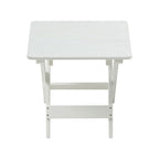 HIPS Foldable Small Table and Chair Set with 2 Chairs and Rectangular Table
