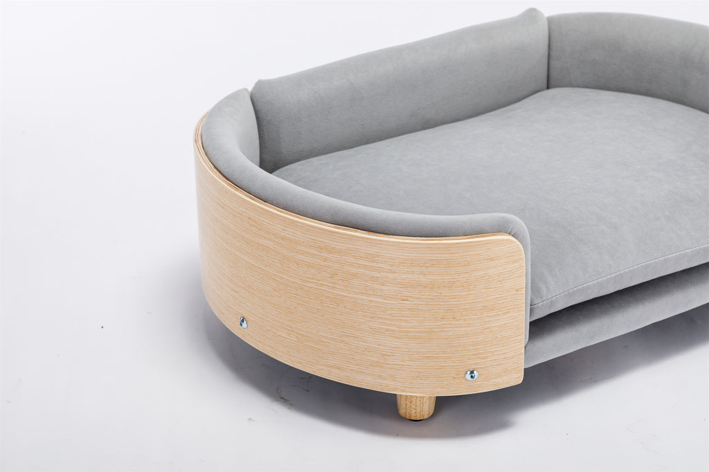 Scandinavian Style Elevated Dog Bed Pet Sofa