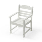 Patio Dining Chair with Armset Set of 2, Pure