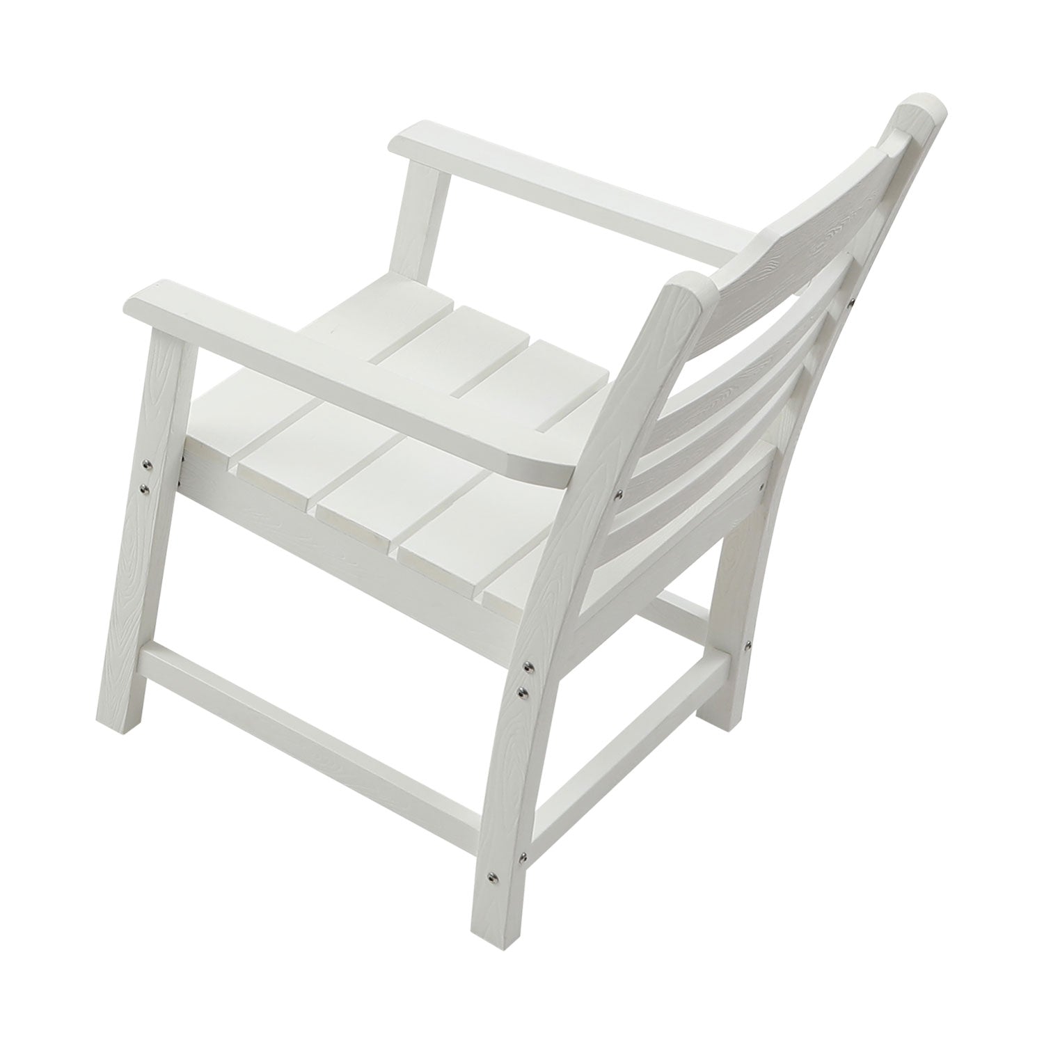 Patio Dining Chair with Armset Set of 2, Pure
