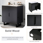 30" Bathroom Vanity Set with Sink, Combo Cabinet, Bathroom Storage Cabinet