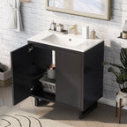30" Bathroom Vanity Set with Sink, Combo Cabinet, Bathroom Storage Cabinet